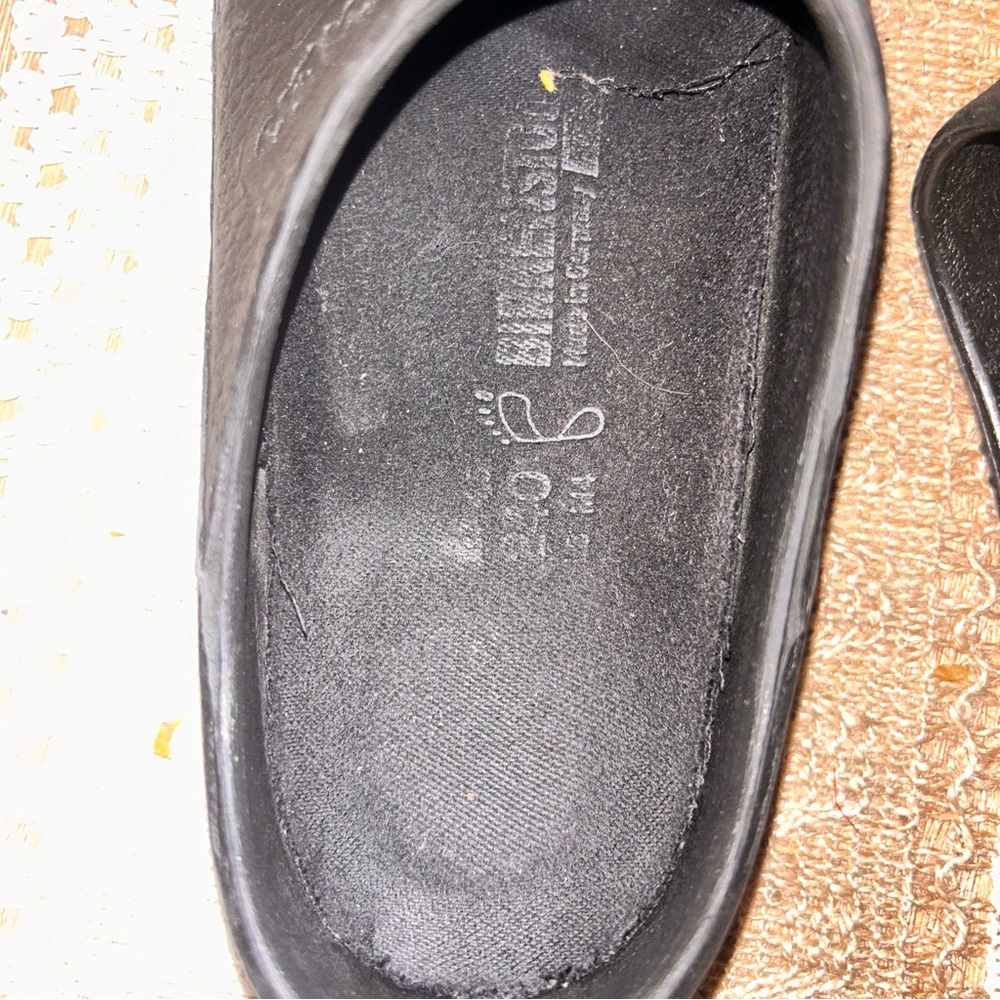 Birkenstocks  Black Birki's work Clogs size 6- 6.5 ladies 240 37 EU - Picture 2 of 8